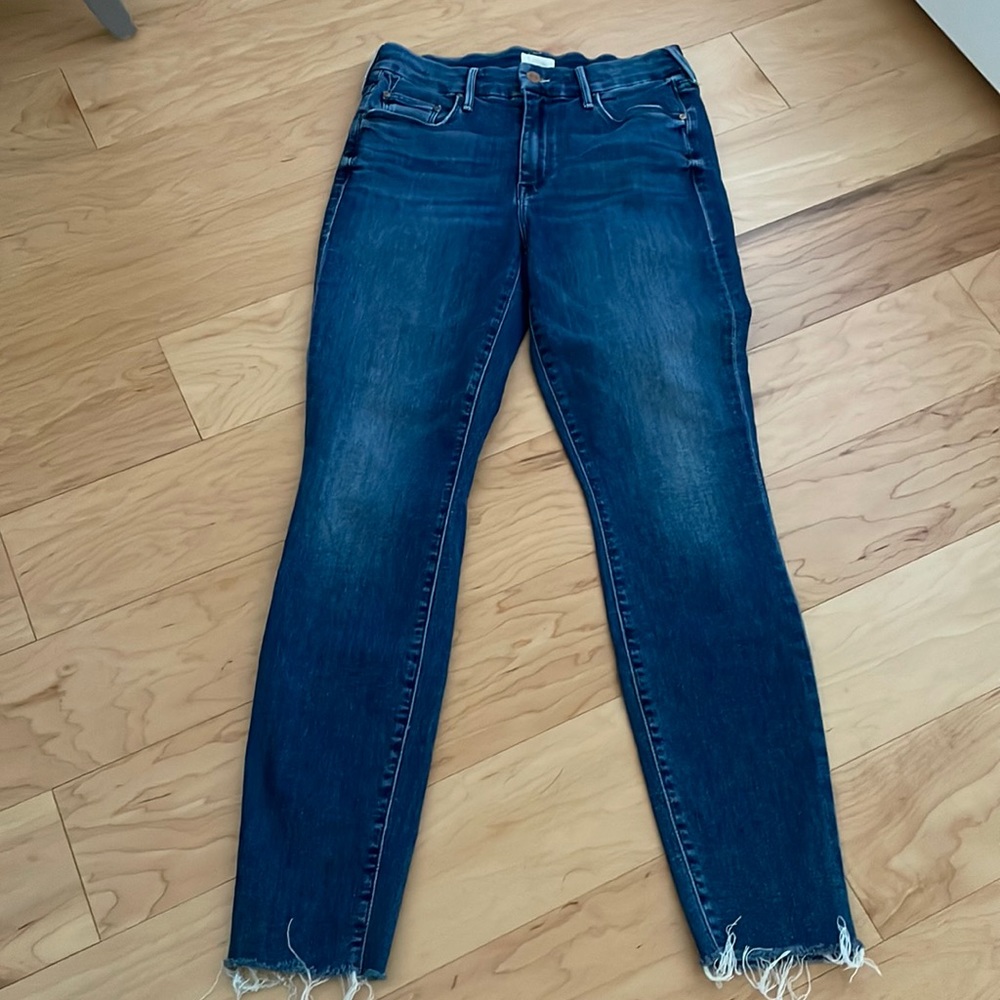 Mother The Looker Ankle Fray Jeans